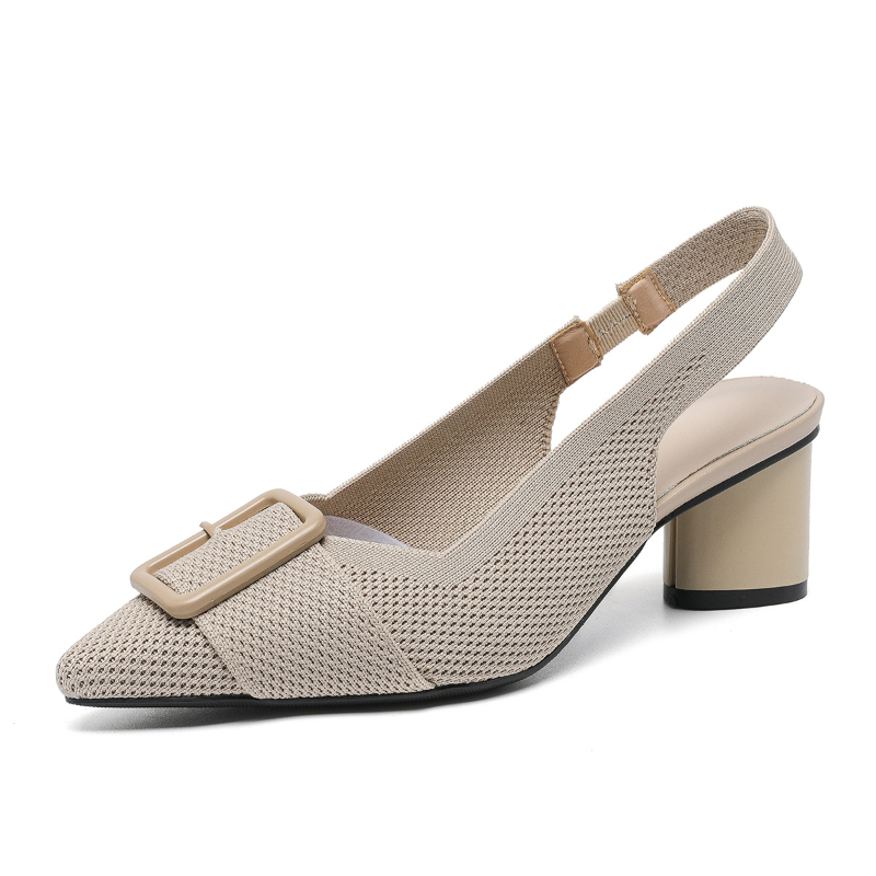 Womens Pointed Toe Knit Hollow - огляд і ціна Embellish Knit