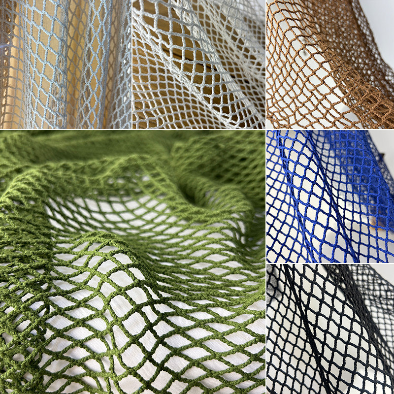 Cotton Linen Fish Net Fabric L - огляд і ціна Crystal Mesh Fabric