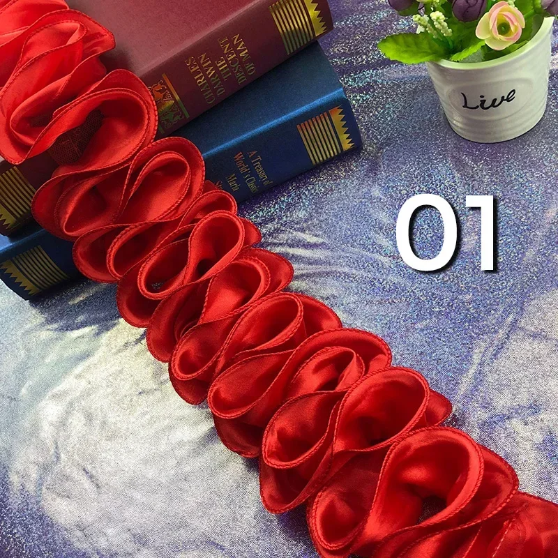 5Yards Pleated Ruffled Trim Sh - огляд і ціна Fringe Ribbon Sewing